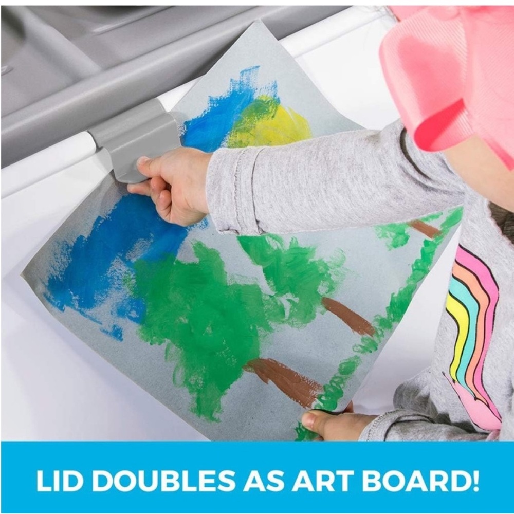Last ONE 🧸✨🎈RED Step 2 kids Toy Storage bin Organizer HEAVY DUTY + Art trays - Picture 5 of 14